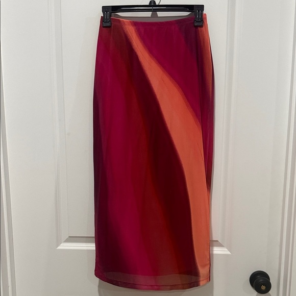 GB girls Dresses & Skirts - GB Girls Red and Orange Pencil Skirt
